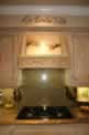 Kitchen Cabinets Faux Finished in Beige Wash